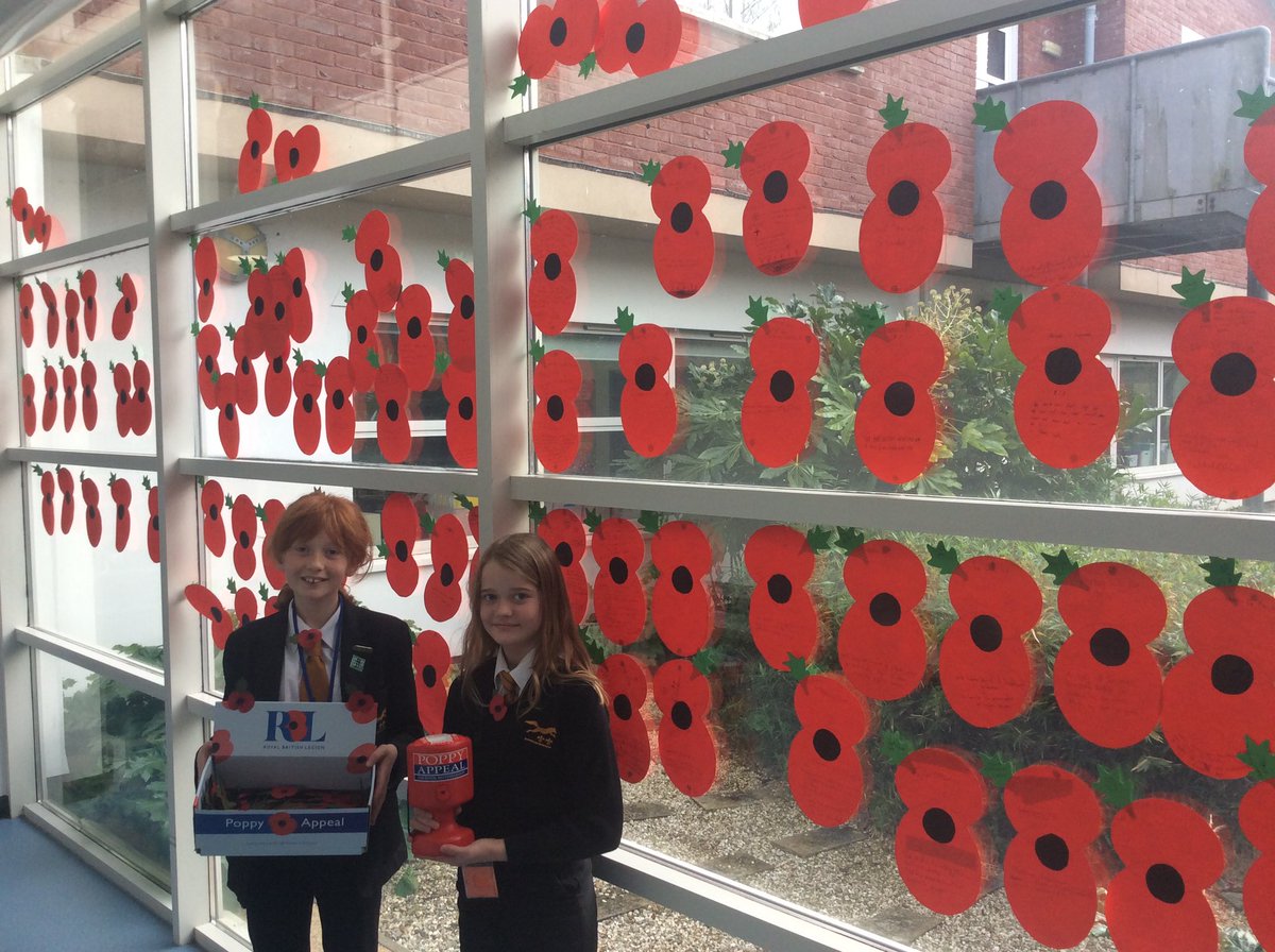 Colfox Remembers - our busy school fell silent at 11am today as we remembered - well done to all students who created our Poppy Wall of Remembrance &amp; all those who volunteered to sell poppies. #RemembranceDay2024 #PoppyAppeal