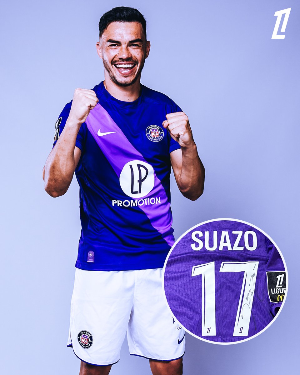 Ligue 1 Español (@ligue1_esp) on Twitter photo 🇨🇱 SORTEO ALBO 🤍🖤
Celebramos la nueva estrella de <a href="/ColoColo/">Colo-Colo</a> sorteando la camiseta firmada de Gabriel Suazo con el <a href="/ToulouseFC/">Toulouse FC</a> 🌟💜
Para participar:
🔁 RT este post
👉 Follow a <a href="/Ligue1_ESP/">Ligue 1 Español</a>
🤝 Comenta "Campeón 🤟"
Ganador/a el próximo día 15 de noviembre. ¡Mucha suerte al 🇨🇱 SORTEO ALBO 🤍🖤
Celebramos la nueva estrella de <a href="/ColoColo/">Colo-Colo</a> sorteando la camiseta firmada de Gabriel Suazo con el <a href="/ToulouseFC/">Toulouse FC</a> 🌟💜
Para participar:
🔁 RT este post
👉 Follow a <a href="/Ligue1_ESP/">Ligue 1 Español</a>
🤝 Comenta "Campeón 🤟"
Ganador/a el próximo día 15 de noviembre. ¡Mucha suerte al
