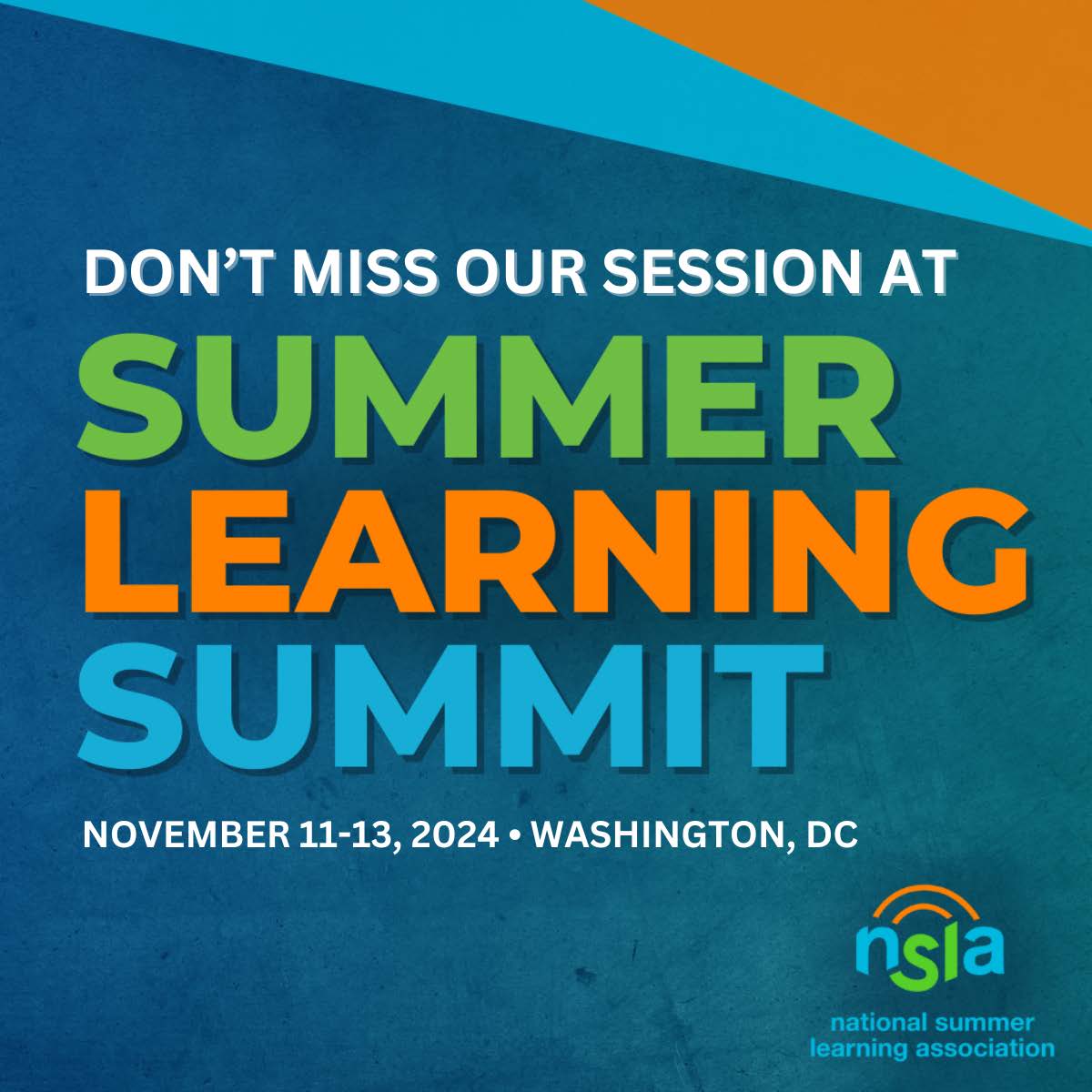 Children's Funding Project (@fundourkids) on Twitter photo Nov. 13, 9:30 a.m. EST at the <a href="/summerlearning/">summerlearning</a> summit our CEO and founder Elizabeth Gaines will present “Supporting Engagement, Community, & Connections in the Age of Social Media." Join us if you're there!
summerlearning.org/national-learn…
#summerlearningsummit #KeepKidsLearning Nov. 13, 9:30 a.m. EST at the <a href="/summerlearning/">summerlearning</a> summit our CEO and founder Elizabeth Gaines will present “Supporting Engagement, Community, & Connections in the Age of Social Media." Join us if you're there!
summerlearning.org/national-learn…
#summerlearningsummit #KeepKidsLearning