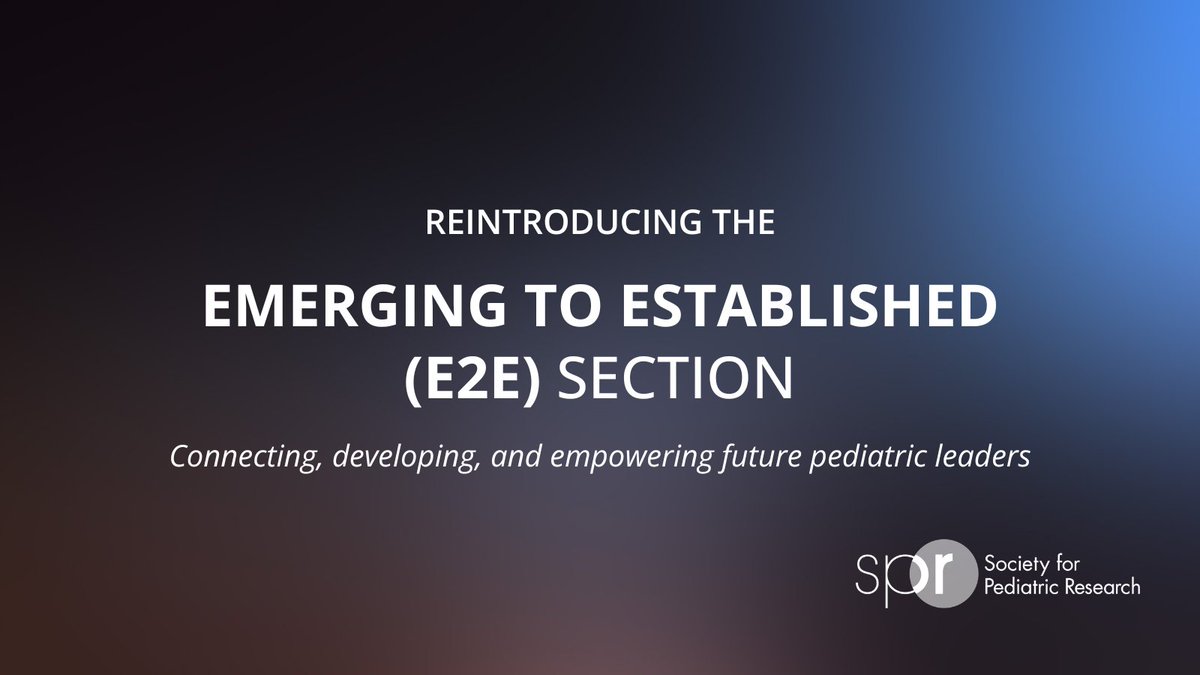 SPR (@socpedresearch) on Twitter photo We’ve got news! SPR’s Junior Section has a new name: Introducing the Emerging to Established (E2E) Section!
We’re realigning our structure to better support early-career members and create stronger leadership pathways. <a href="/E2E_spr/">SPR Emerging to Established (E2E) Section</a>
Learn about these changes: ow.ly/fWs250U2a36 We’ve got news! SPR’s Junior Section has a new name: Introducing the Emerging to Established (E2E) Section!
We’re realigning our structure to better support early-career members and create stronger leadership pathways. <a href="/E2E_spr/">SPR Emerging to Established (E2E) Section</a>
Learn about these changes: ow.ly/fWs250U2a36