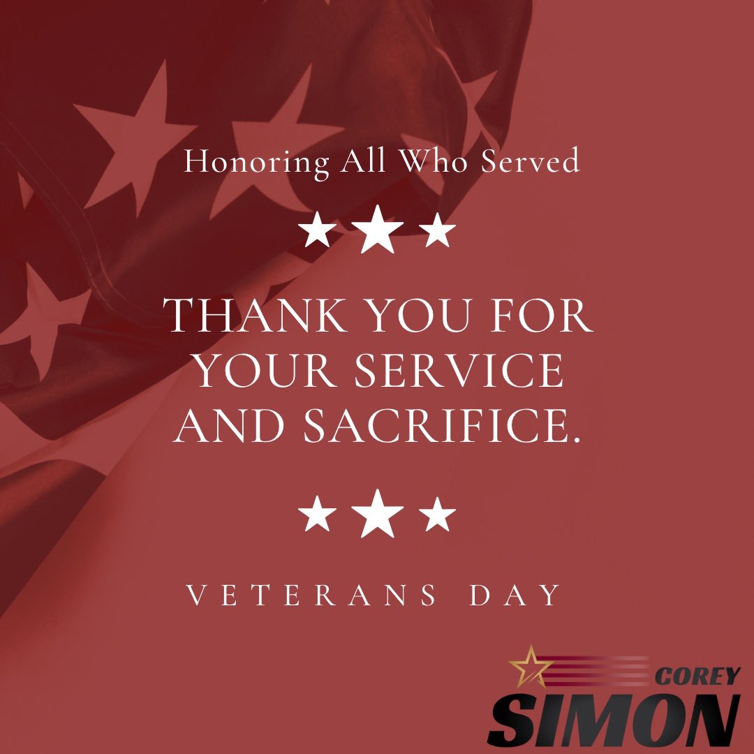 Happy Veterans Day! Thank you for your service and sacrifice.