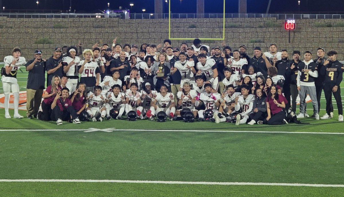 Dominique Ramirez (@coachramirez__) on Twitter photo Its game week!!! Come watch your undefeated district champion El Dorado Aztecs take on Amarillo high school, on Friday 11/15 at 6:00pm at SAC II!!! Aztec Empire come early, be loud, and let’s sell this place out🙌🏼🙌🏼🙌🏼
<a href="/Coach1Martinez/">Frank Martinez</a> <a href="/EDAztecs_HS/">Venessa Betancourt</a> <a href="/JNunn_ADM/">James Nunn</a> <a href="/SamGuzmanTV/">Sam Guzman</a> Its game week!!! Come watch your undefeated district champion El Dorado Aztecs take on Amarillo high school, on Friday 11/15 at 6:00pm at SAC II!!! Aztec Empire come early, be loud, and let’s sell this place out🙌🏼🙌🏼🙌🏼
<a href="/Coach1Martinez/">Frank Martinez</a> <a href="/EDAztecs_HS/">Venessa Betancourt</a> <a href="/JNunn_ADM/">James Nunn</a> <a href="/SamGuzmanTV/">Sam Guzman</a>