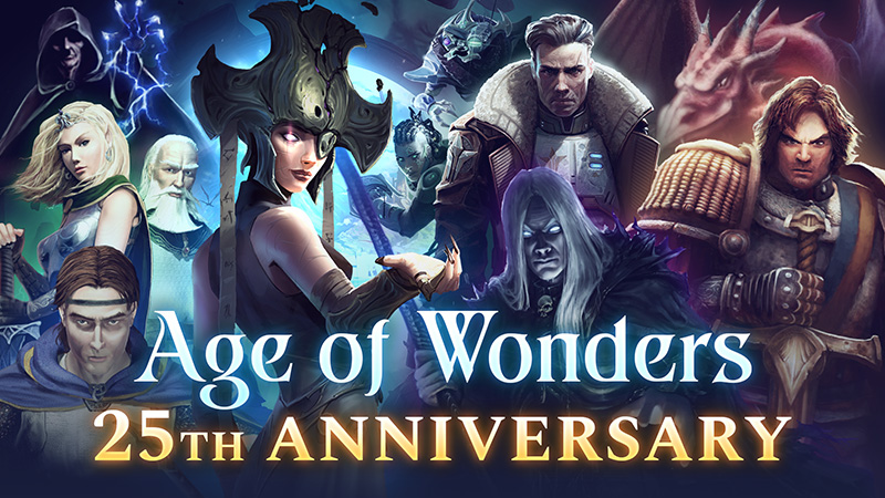 Age of Wonders turns 25 years old today! 🥳 It’s been an epic journey through magical realms, fierce battles, and unforgettable adventures. We appreciate you all for being part of our incredible community!

🎁To mark our silver jubilee, we will be hosting a bunch of giveaways on