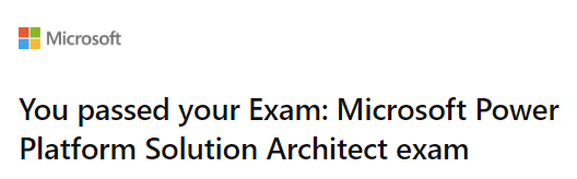 autosysops's tweet photo. Passed the #Microsoft #PowerPlatform Solution #Architext exam again. Due to some technical failures I had to retake the exam as my renew crashed on the last day. Happy to have this #Certification again! https://t.co/6kk223IAFK
