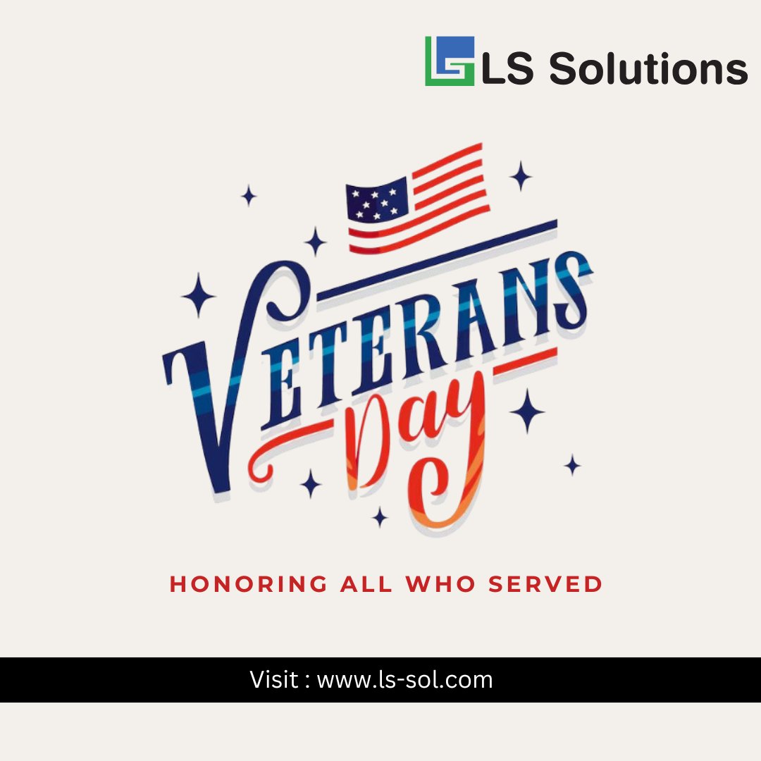 Veterans Day

#lssolutions #VeteransDay #veteransday2024