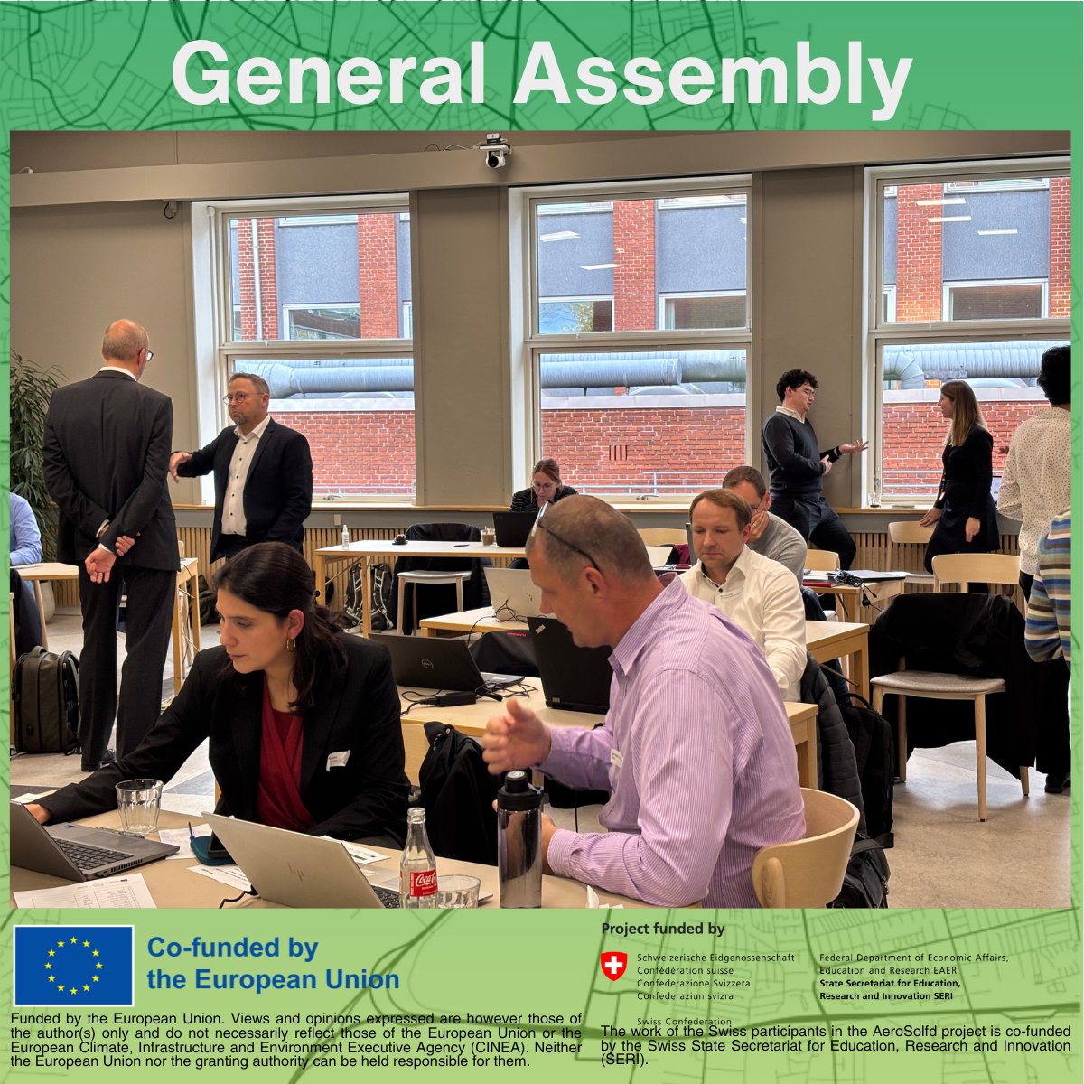 EU Project AeroSolfd (@aerosolfd) on Twitter photo โจ Highlights from the <a href="/aerosolfd/">EU Project AeroSolfd</a> General Assembly in Copenhagen!
Thank you for another great event! We discussed updates on deliverables, sustainability assessments, technical demonstrations and deep dives into aspects of retrofit solutions.๐
#meeting
<a href="/MobilitySaj/">Salima Abu Jeriban</a> โจ Highlights from the <a href="/aerosolfd/">EU Project AeroSolfd</a> General Assembly in Copenhagen!
Thank you for another great event! We discussed updates on deliverables, sustainability assessments, technical demonstrations and deep dives into aspects of retrofit solutions.๐
#meeting
<a href="/MobilitySaj/">Salima Abu Jeriban</a>