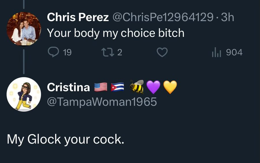 MrDonAuto's tweet photo. #TrumpTerrorist, #TalibanFan, #Covidiot, #PutinPutz, #Racist and #Misogynist #ChrisPerez just got #PistolWipped. https://t.co/aOkP0xfhq8