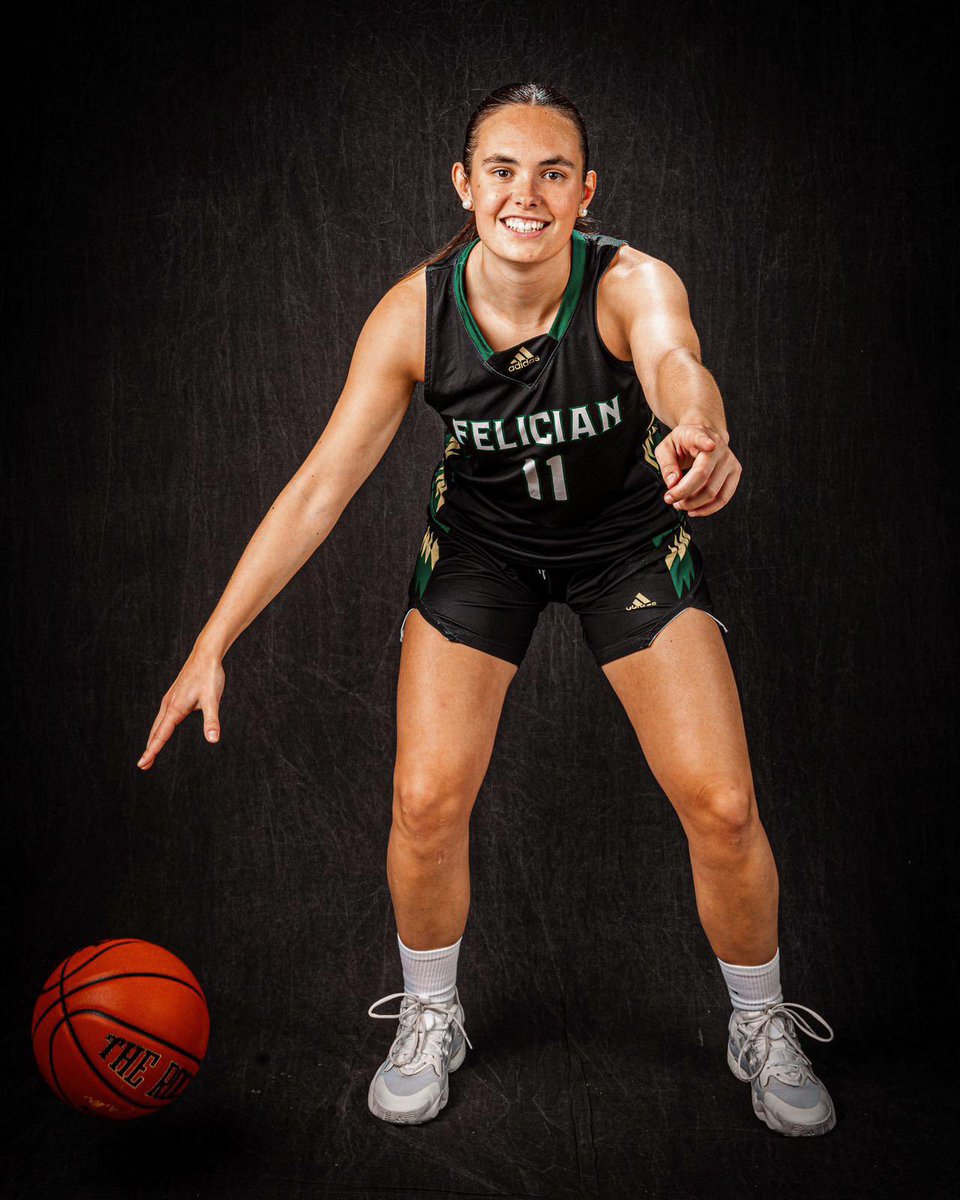 ⛹🏻‍♀️ Ane Valle
🎓 Felician University
🏀 NCAA D2 / SO.
🎯 12 puntos
💪🏽 11 rebotes
🎁 2 asistencias
🏴‍☠️ 1 robo
😤 1 tapón
⏰ 35 minutos