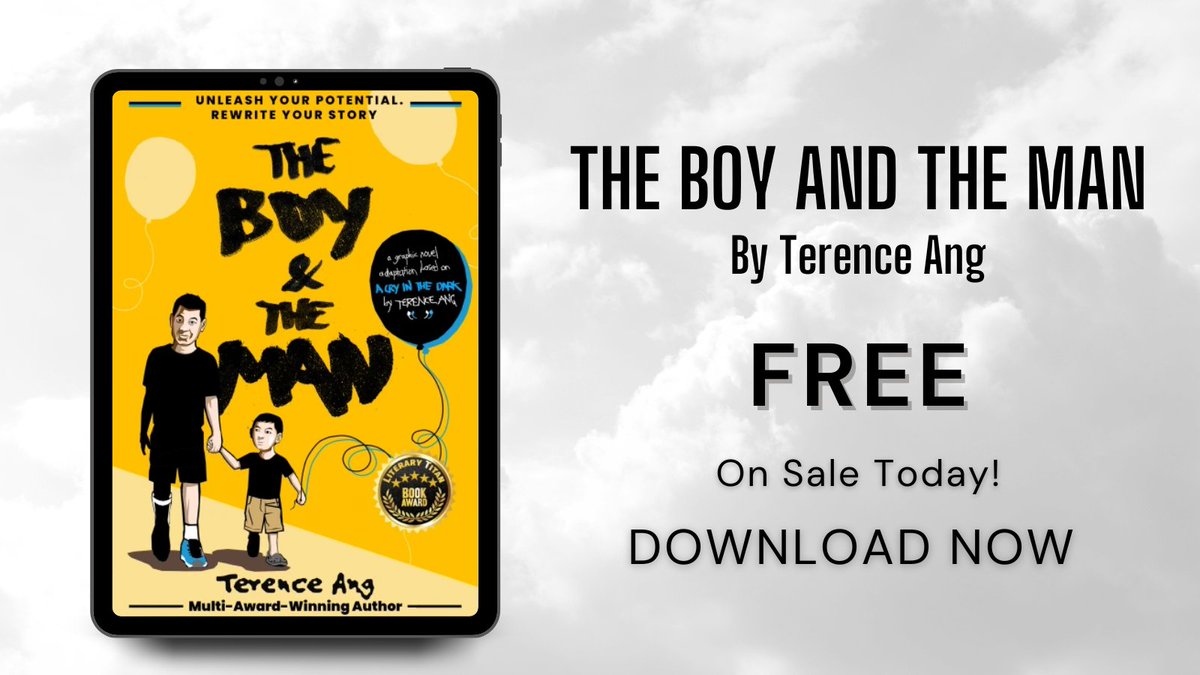 Whizbuzz's tweet image. The parable of 'The Boy And The Man' by Terence Ang reminds us of the power within us all. Time for self-discovery. #BookChat cravebooks.com/b-47245?refere…