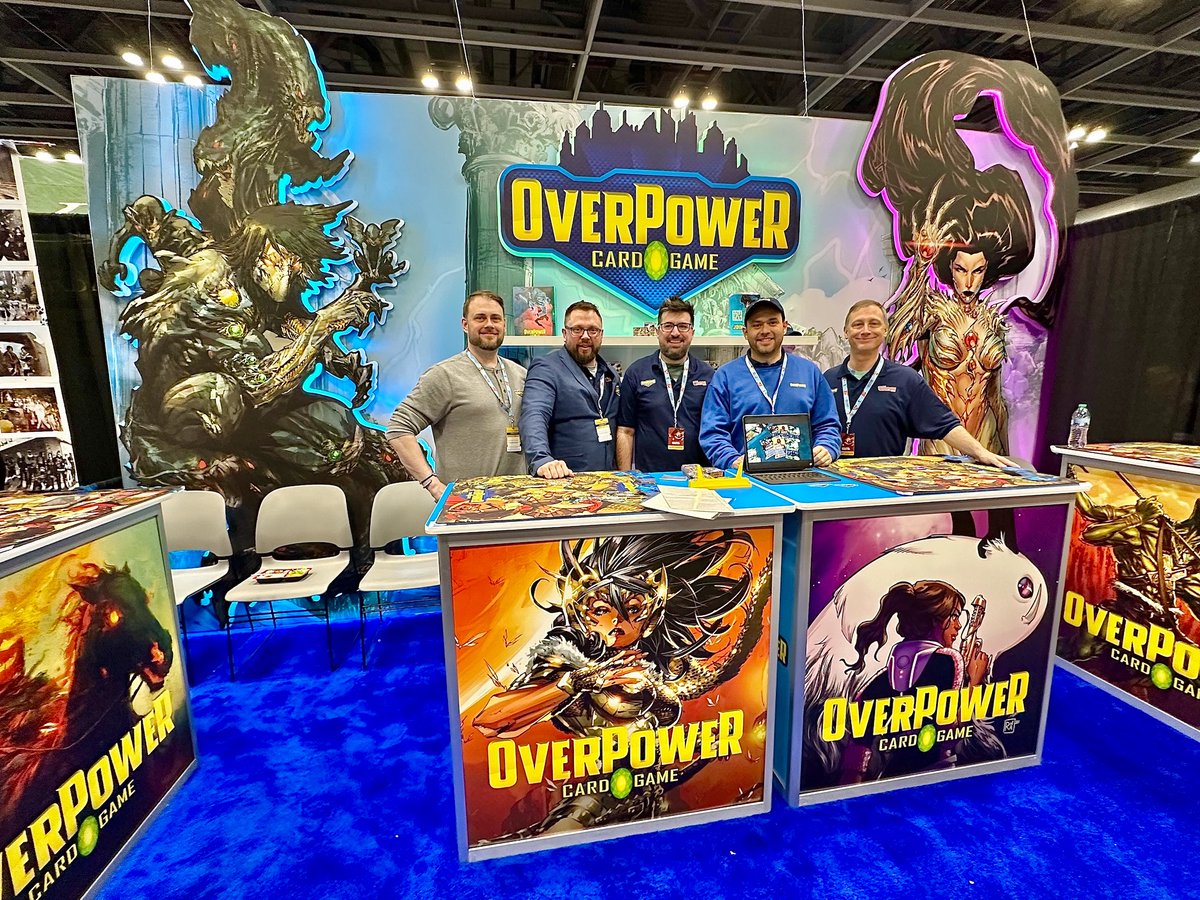 CineDump's tweet image. OverPower CCG Kickstarter booming; NYCC presence proves to be significant &amp;amp; impactful #OverPower