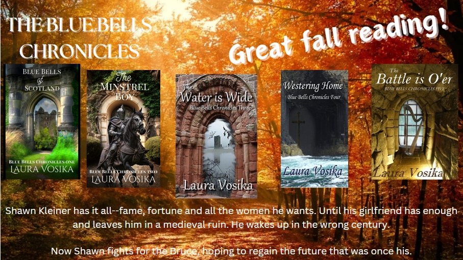 Laura brings 1300’s Scotland to vibrant, colorful life. Traditional Scottish music permeates both worlds. Shawn’s trombone and Niall’s harp weave history together in rousing, lovely melodies.

~ Amz Review amzn.to/2UVJ3gQ
#Scotland #HistorcalFiction #timetravel