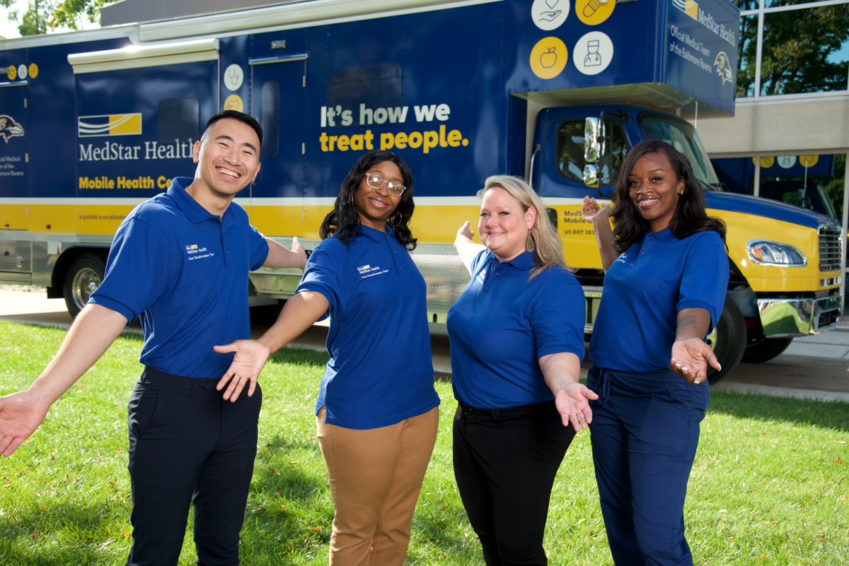 MedStarHealth's tweet photo. We recently launched a SECOND Mobile Health Center, making health care more accessible to more people across Baltimore. Walk-ins are welcome, but appointments are encouraged. Check out our list of services, schedule, and locations, here ➡️ https://t.co/8LBysaA1FZ https://t.co/up6fFh1I9Y