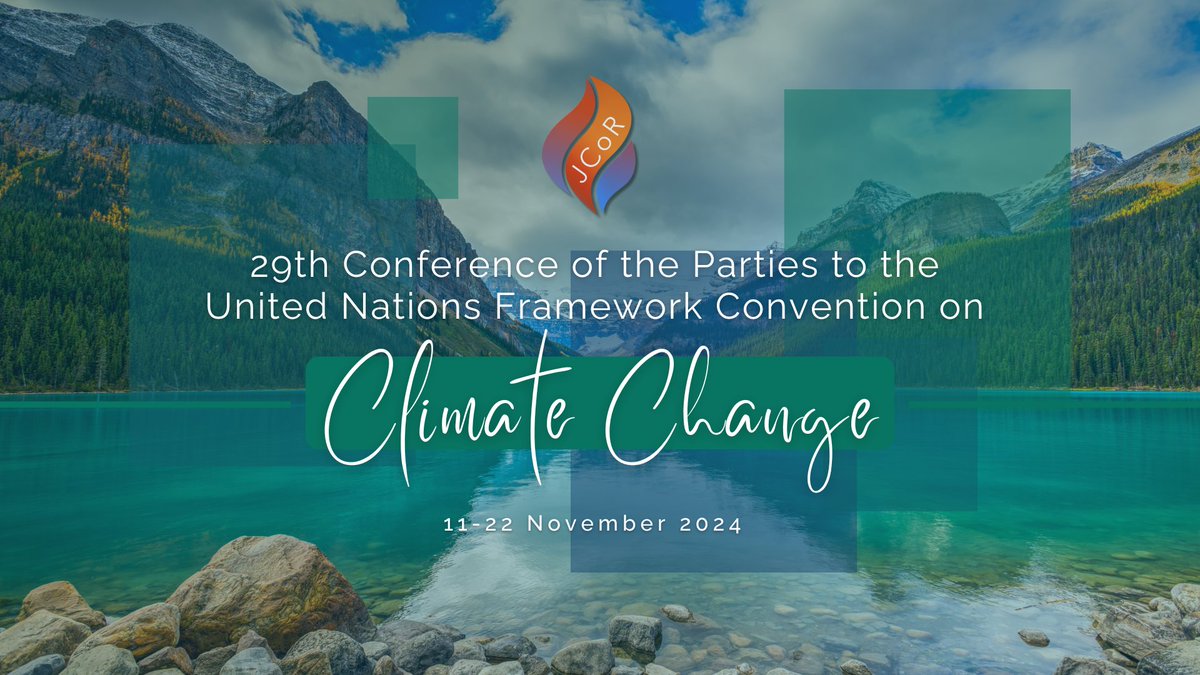 JCoR (Justice Coalition of Religious) (@jcor2030) on Twitter photo #COP29 (11-22 Nov) gathers <a href="/UN/">United Nations</a> Member States to negotiate global goals to address #ClimateChange. Learn more about #COP29Azerbaijan & how to participate: jcor2030.org/communications…
We need to take urgent action to care for creation and our common home & we need it NOW! #FaithAtCOP29 #COP29 (11-22 Nov) gathers <a href="/UN/">United Nations</a> Member States to negotiate global goals to address #ClimateChange. Learn more about #COP29Azerbaijan & how to participate: jcor2030.org/communications…
We need to take urgent action to care for creation and our common home & we need it NOW! #FaithAtCOP29