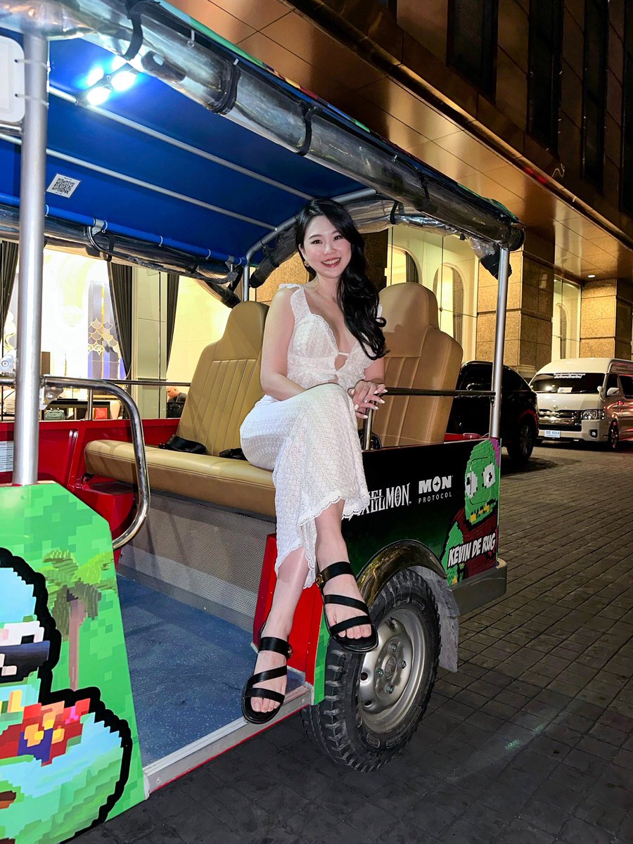 Chewtoro (@chewtoro) on Twitter photo You’ve never travelled in style until you’ve sat on a <a href="/KevinDeRug/">Kevin de Rug</a> Tuktuk 😎
Thanks <a href="/MetaPassionNFT/">Passion</a> for arranging 🙏
<a href="/Pixelmon/">Pixelmon 🔺</a> <a href="/monprotocol/">MON Protocol 🐉 $MON</a> You’ve never travelled in style until you’ve sat on a <a href="/KevinDeRug/">Kevin de Rug</a> Tuktuk 😎
Thanks <a href="/MetaPassionNFT/">Passion</a> for arranging 🙏
<a href="/Pixelmon/">Pixelmon 🔺</a> <a href="/monprotocol/">MON Protocol 🐉 $MON</a>