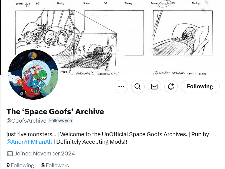 Givemeyourcook1's tweet photo. ATTENTION ALL SPACE GOOFS FANS
YALL BETTER FOLLOW THIS INTERESTING ACC
for some cool stuff 👀👀👀 https://t.co/8VYdlBrS3S