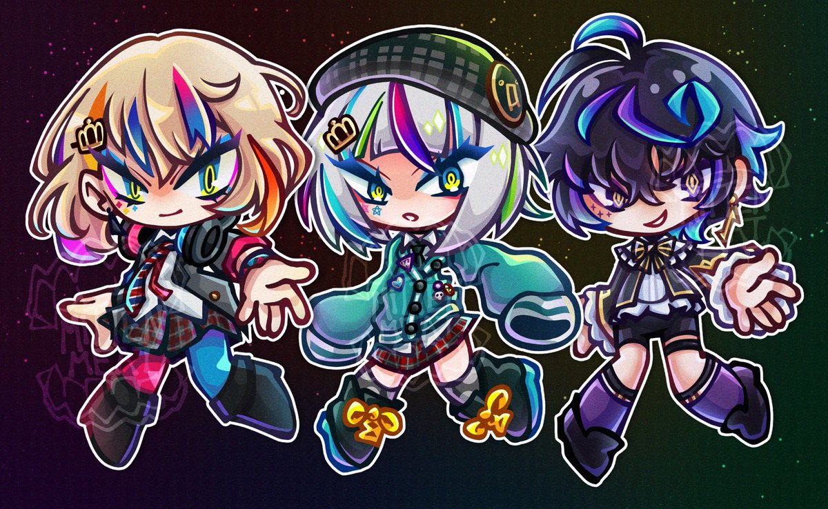 mittenmeat's tweet photo. WACCA - elizabeth, lily, luin (or rune idk)

i really wanna do more rhythm game merch!!! if you have a fave niche rhythm game that gets no merch love then lemme know and i’ll add it to the list 🕺 https://t.co/Zbd1VZiu9W