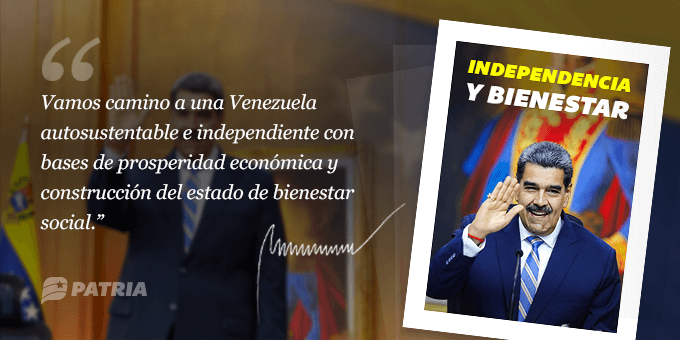 🔔 #ÚLTIMAHORA || Continúa la entrega del Bono Independencia y Bienestar enviado por nuestro Pdte. <a href="/NicolasMaduro/">Nicolás Maduro</a>.

📌 La entrega tendrá lugar hasta el #20Nov de 2024.

<a href="/MSVEnLinea/">Somos Venezuela | MSVEnLinea</a> <a href="/MSVSocial/">MSV Protección social</a> <a href="/veQRSocial/">veQR - Somos Venezuela</a> #11Nov #Venezuela #SomosVenezuela