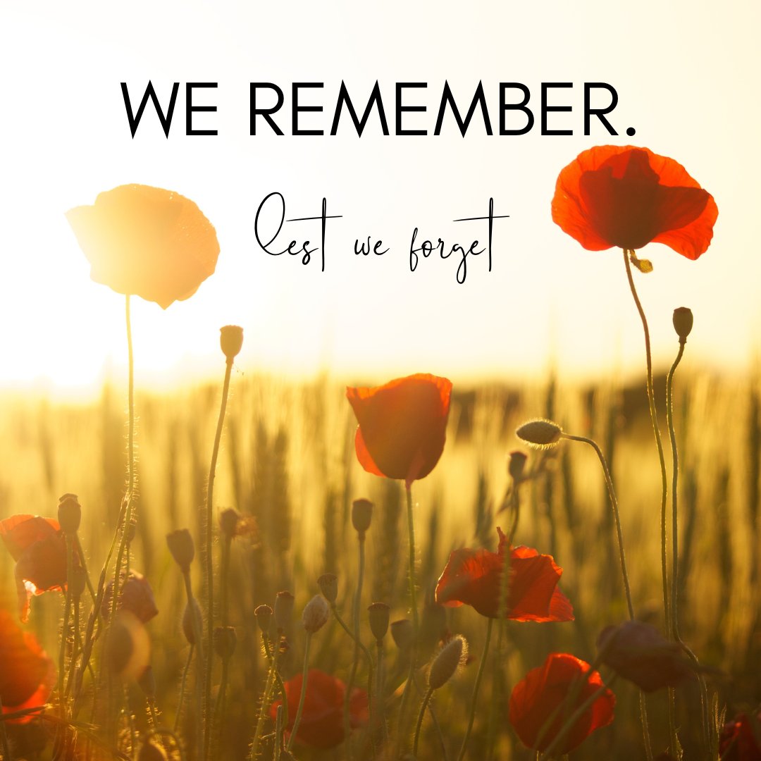 Pause, reflect, appreciate. 
Today we honour those who served for our freedoms.
#LestWeForget