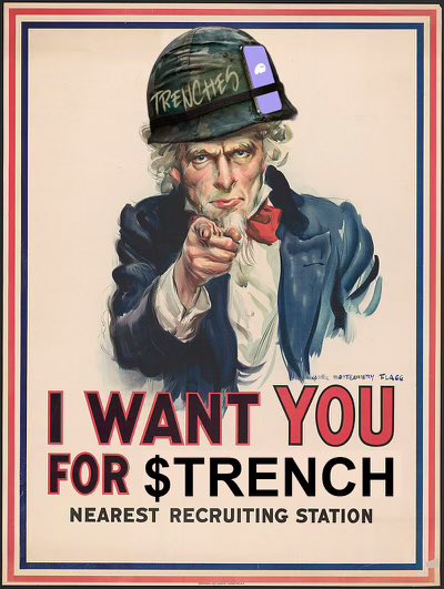 Uncle Sam wants you in THE TRENCHES 🪖

Join the movement anon 🫡
