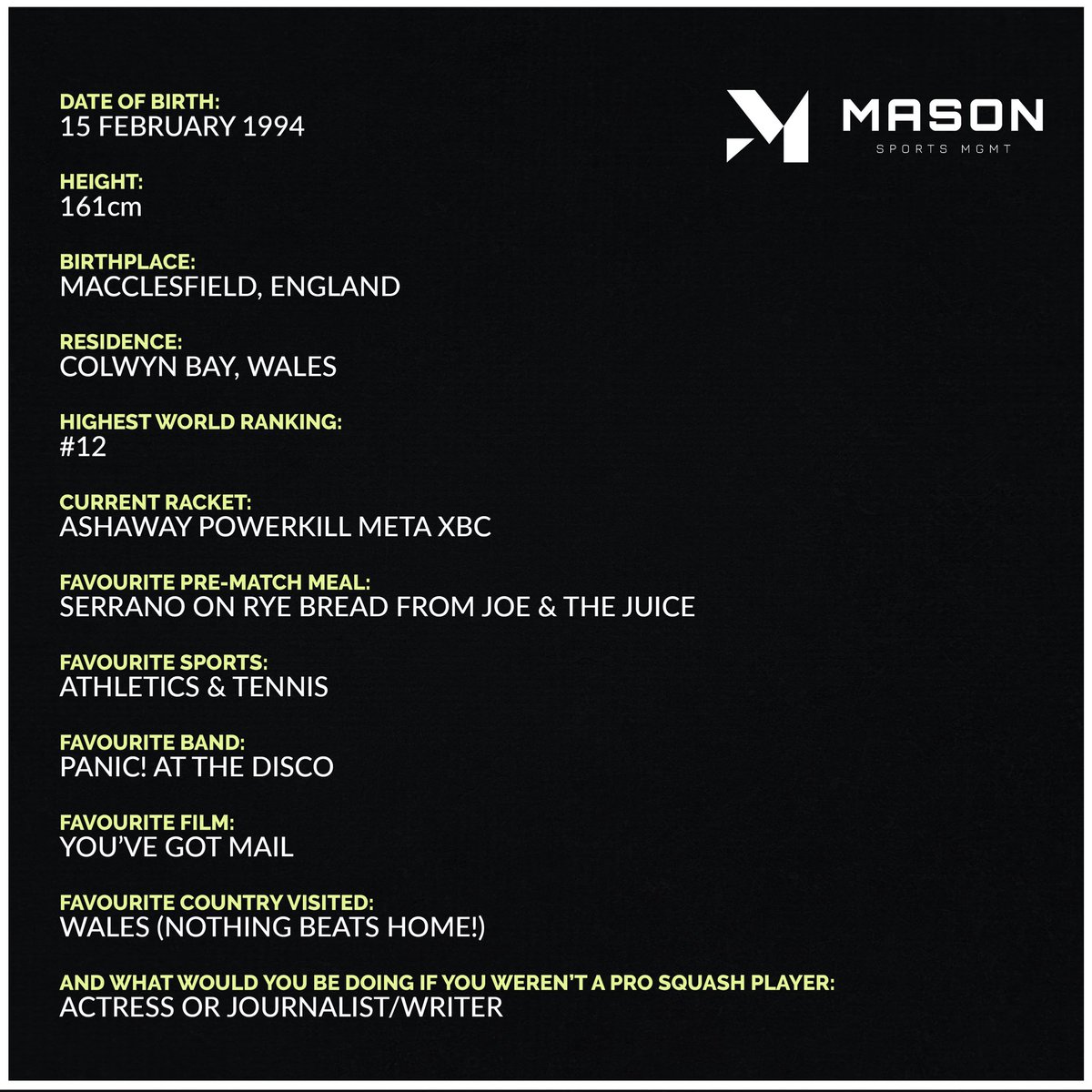 ⚡️ Emily Whitlock ⚡️
 
Want to know more about Emily? Swipe left to find out ➡️ 👀
 
Follow <a href="/em_whitlock/">em whitlock</a> for a glimpse into her life as a professional squash player, personal trainer, gym (and dog!) owner and much more 🐶 🐕‍🦺

Emily hopes to make her return to action soon 🇭🇰 👊