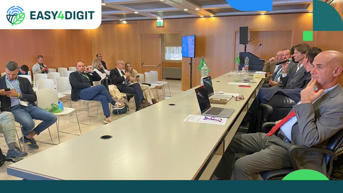 EASY4DIGIT's tweet photo. Last week, our 🇮🇹 closing event at #eima2024 brought together young farmers, industry experts &amp; @FAO reps🌍

Inspiring discussions covered #DigitalSkills, #AI’s role in agriculture &amp; preparing for a tech-driven future.

Stay tuned for our training course: https://t.co/ieueNoaYQC https://t.co/vvoJYnxGfO