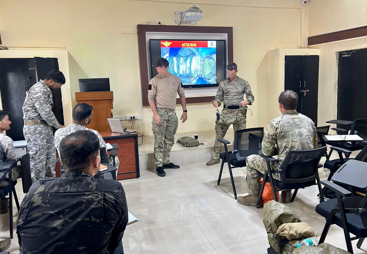 IN_WNC's tweet photo. 9th Edition of @indiannavy MARCOS and @us_navyseals Special Forces Training Exercise #SANGAM24 got underway at Goa. The exercise aims to strengthen #interoperability and pave way for #CombinedOperations between the two Naval Special Forces.
#IndianNavy #NavalSpecialWarfare #PartnersIntegratedAndPrepared
@SpokespersonMoD
@HQ_IDS_India
@Indiannavymedia
@DefPROMumbai
@USNavy