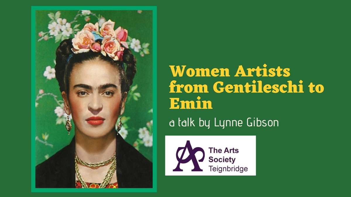 Until the 1970s, an Art History student may well believe there were no women artists in the entire history of Western Art

The Arts Society Teignbridge has a talk on Women Artists 

artsculture.newsandmediarepublic.org/news/women-art…