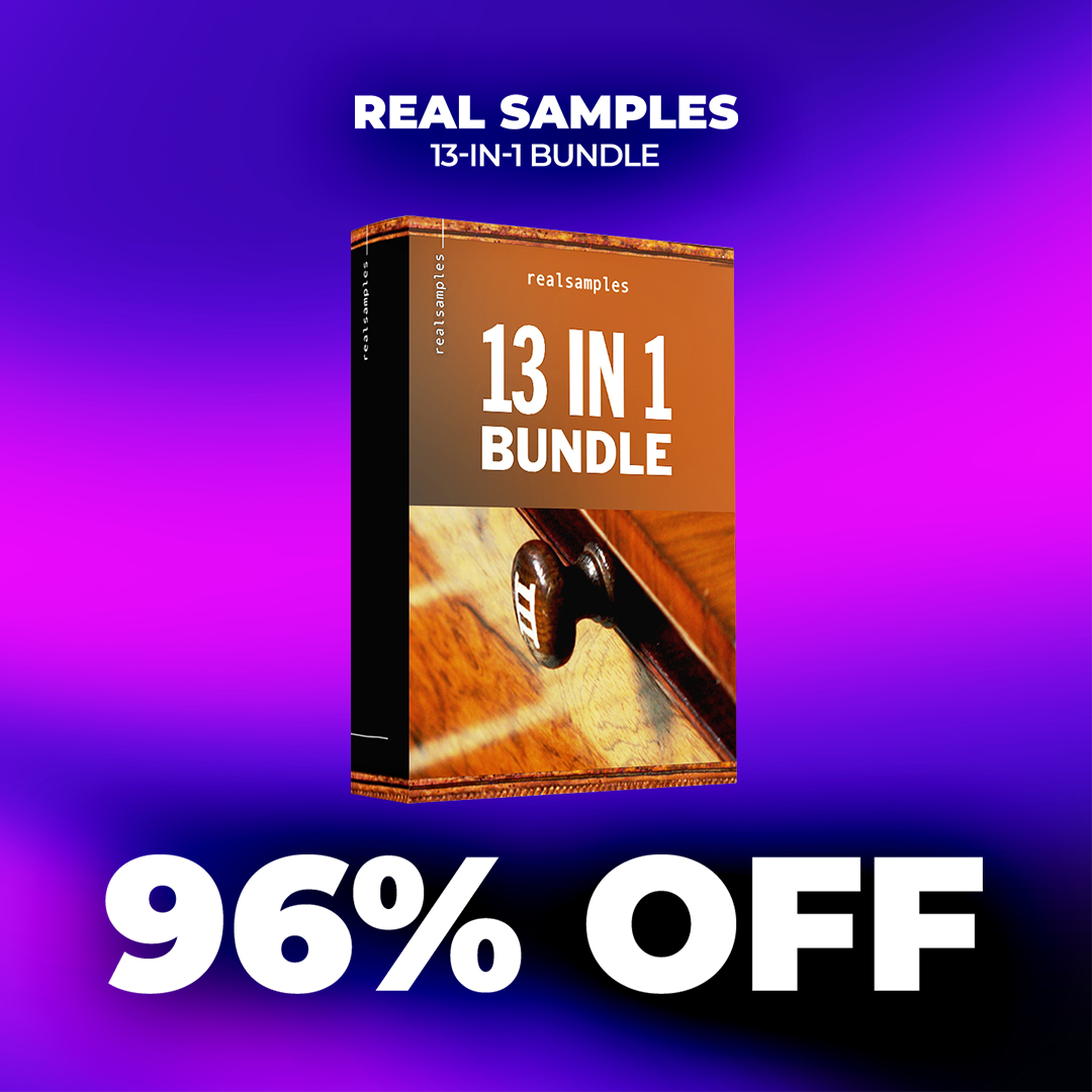 SampleSReview's tweet photo. 96% Off Lucky 13 Legacy Bundle by Realsamples 👉🔥https://t.co/jm3jfeiPnV
🎹
Limited Time Bundle Deal!
#realsamples #composer #musicproducer #producerlife #sounddesign #samplelibrary #plugindeals #pluginsales #vst #Audio #deals https://t.co/nvaBbnV1dJ