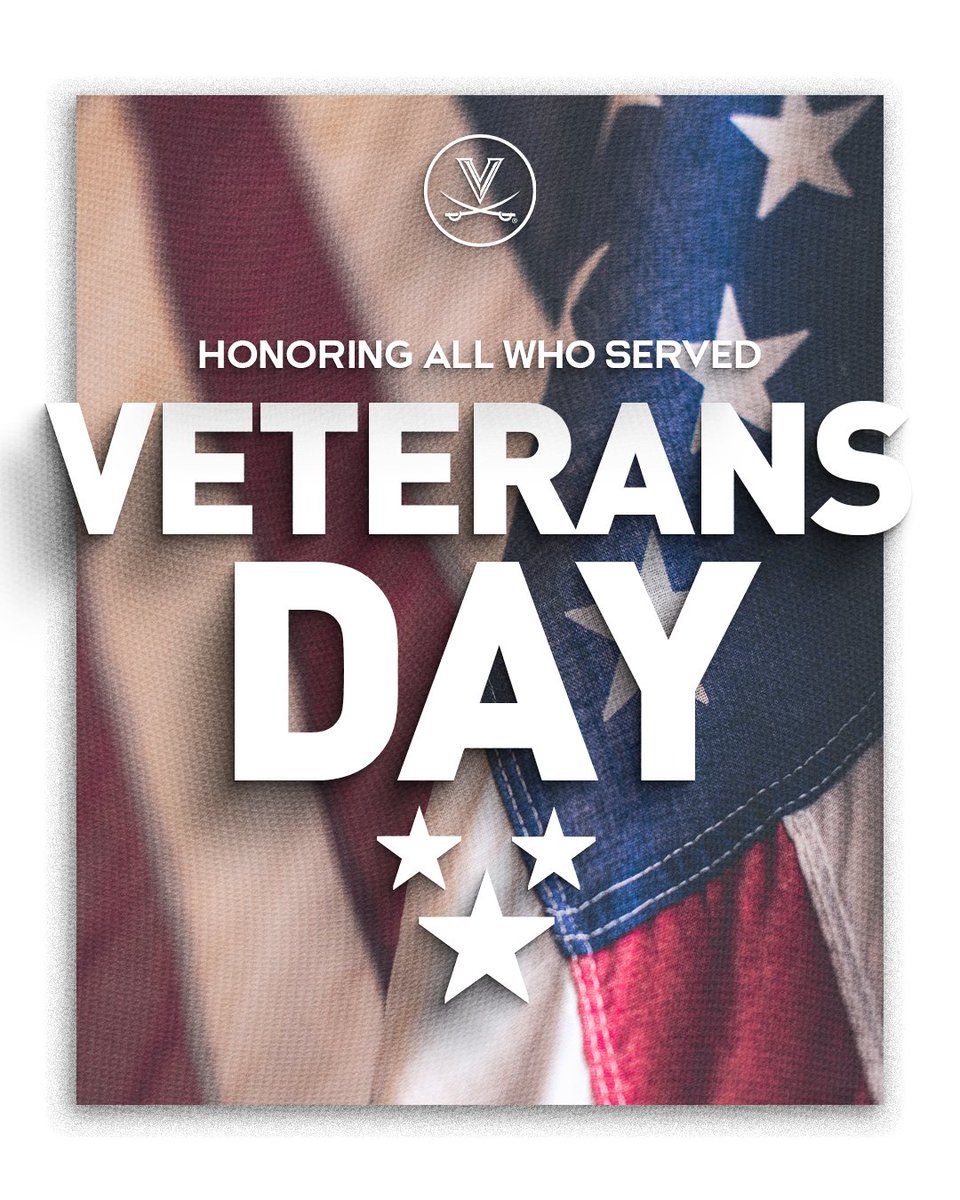 Virginia Cavaliers (@virginiasports) on Twitter photo On #VeteransDay and every day, we honor and thank those who have served our country.  ๐บ๐ธ On #VeteransDay and every day, we honor and thank those who have served our country.  ๐บ๐ธ