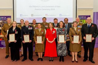 We are excited to announce that last Thursday our Army Section Commander, Captain Robson was presented with His Majesty’s Lord Lieutenant Meritorious Service Certificate at 1 RSME, Brompton Barracks <a href="/Rodgray27/">SERFCA Head of Cadet and Youth</a> <a href="/SouthEastRFCA/">South East RFCA</a> <a href="/KingsSchoolRoch/">King's School Rochester</a> <a href="/CCFcadets/">Combined Cadet Force</a> <a href="/LordLieutKent/">Lord-Lieutenant of Kent</a>