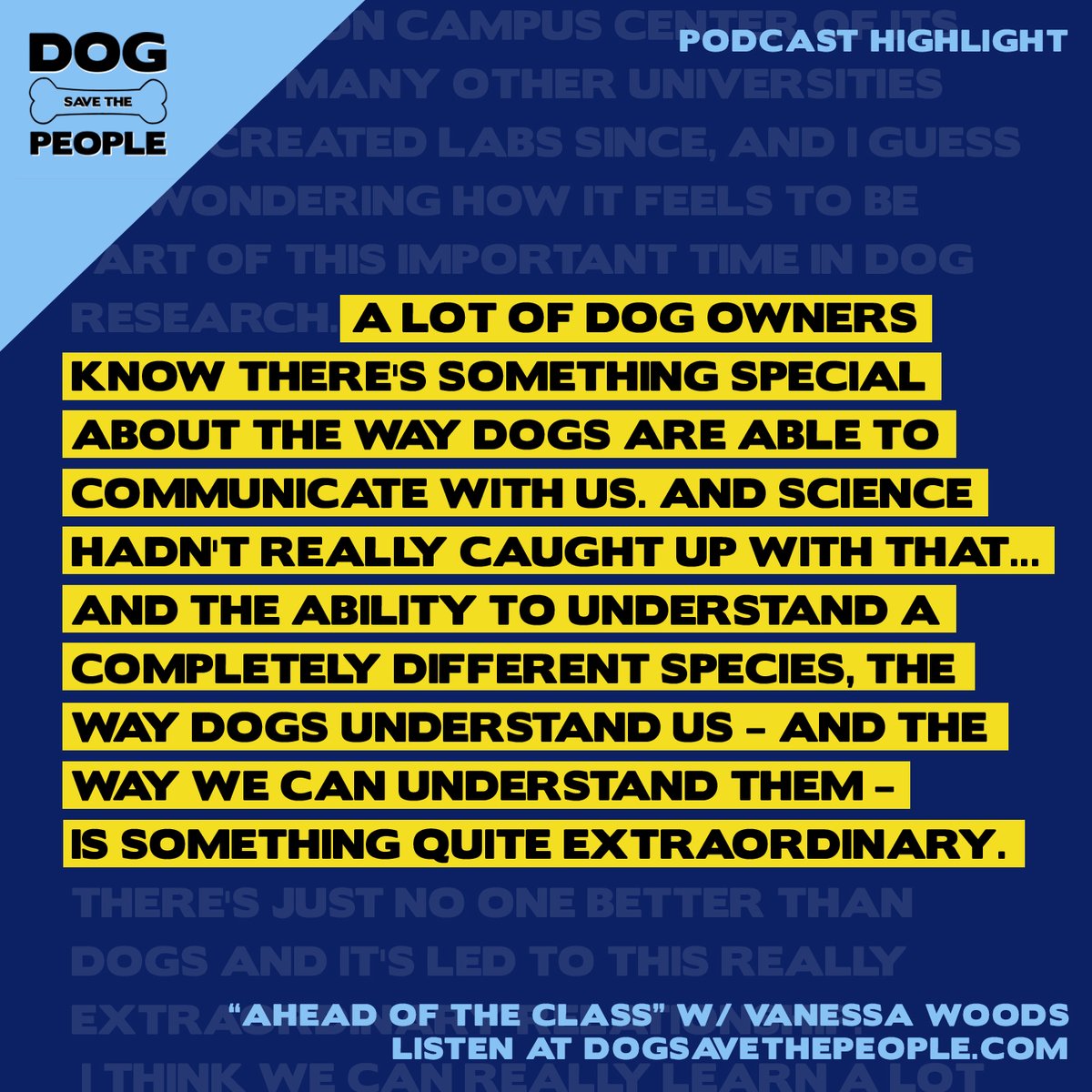 ICYMI - Check out our interview with Vanessa Woods, co-author of the new Puppy Kindergarten book with her husband Brian Hare, two of the leading canine cognition university experts in the country.

Apple - podcasts.apple.com/us/podcast/ahe…
Spotify - open.spotify.com/episode/0dgIPk…