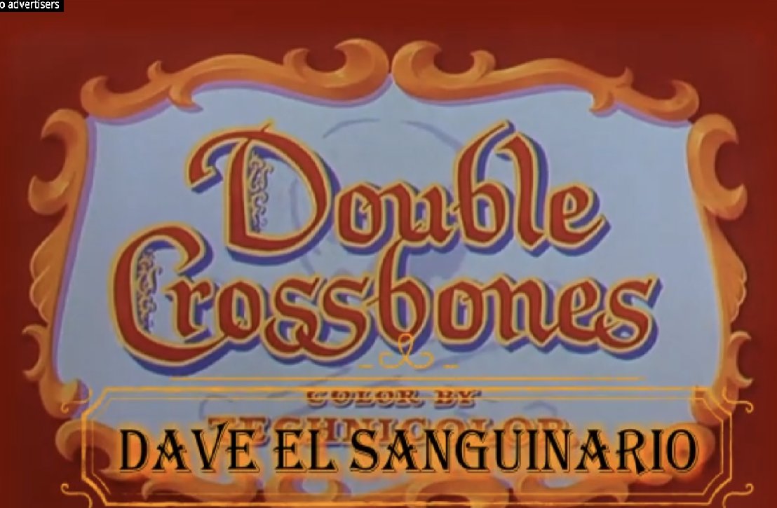 blackhawkadvent's tweet photo. Much has been written in retro literature about the creation of the classic Monkey Island, for example “On Stranger Tides”. Although little or nothing about its inspiration in the 1951 film “Double Crossbones”. Here we see Dave/Guybrush, determined to become a pirate. Thread 👇 https://t.co/Uc3vuIFycB