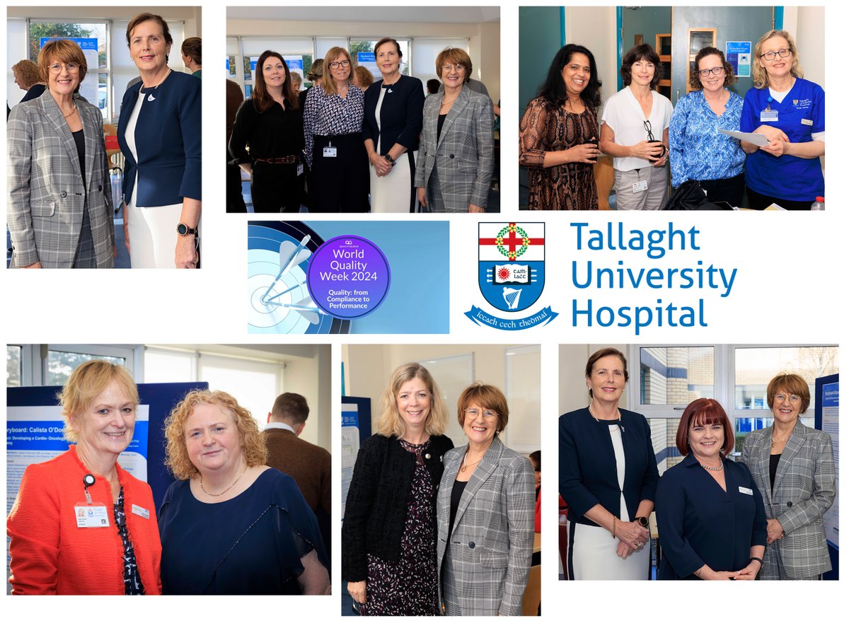 Thank you to the QSRM Team for a fantastic event to mark World Quality Day. There were a series of impressive presentations on projects undertaken to improve the patient experience across a range of services in the Hospital, an inspiring event. #TUHQualityDay2024  #QSRM