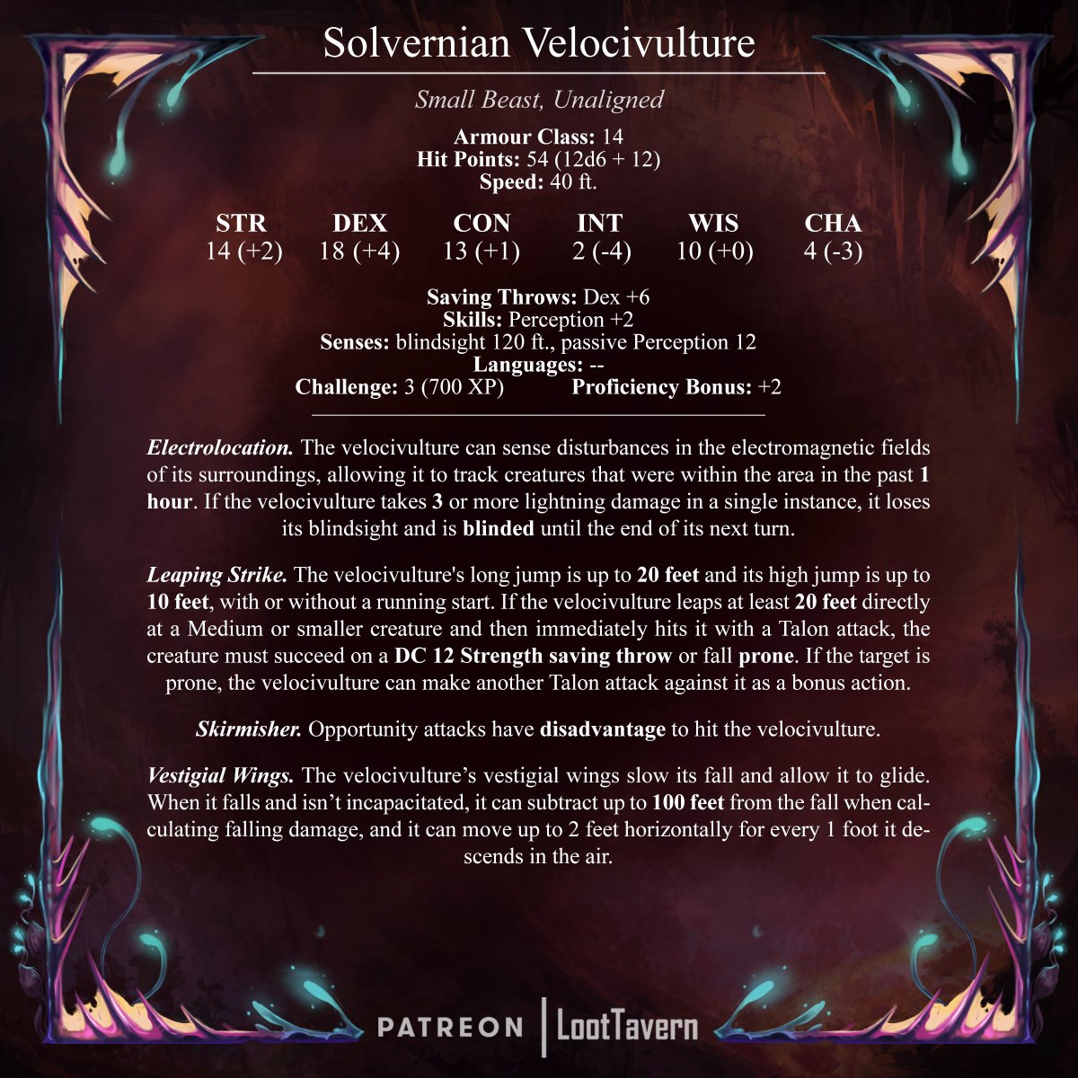 loottavern's tweet photo. Scary Cave Chicken: I am rapidly approaching your location

#dnd #5e #homebrew #shadowstalker https://t.co/dR2ercIfVi
