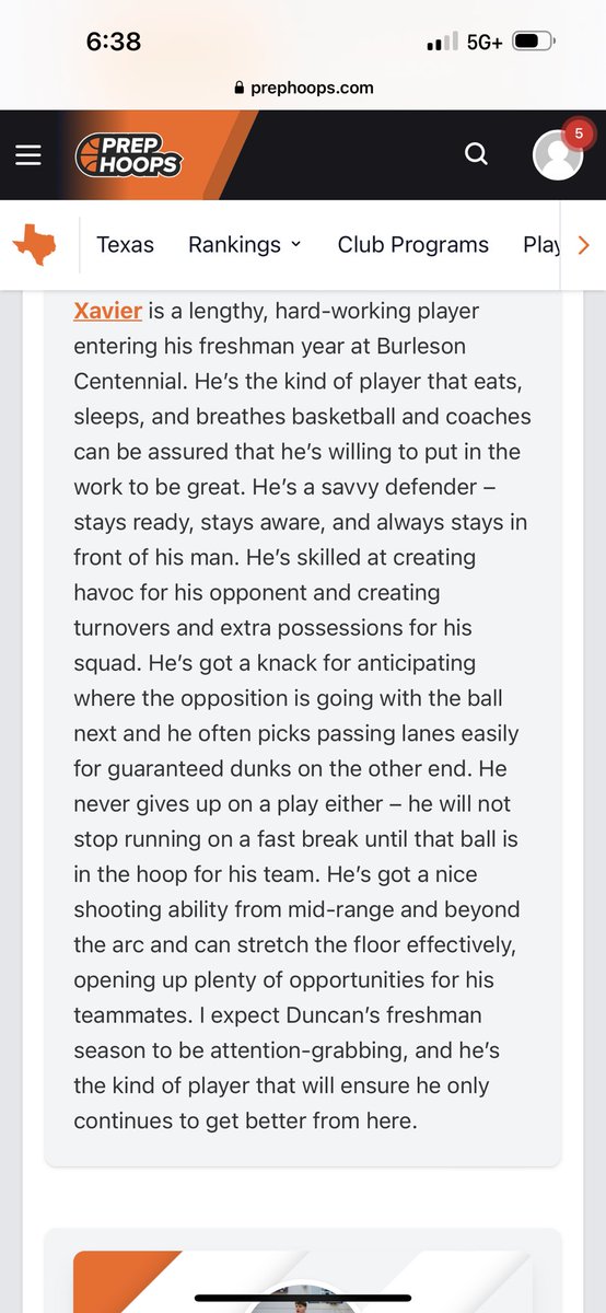 XavierDuncan28's tweet photo. @MattChampionATX 
I want to personally thank you for the write up “Impactful Big Men”. Appreciate your evaluation &amp; grateful for the opportunity https://t.co/5OefayzHMH