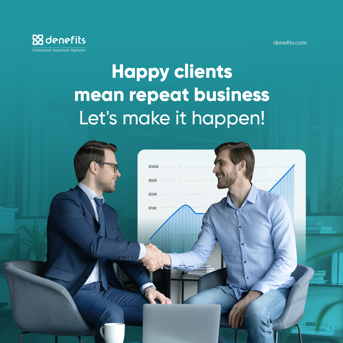 denefits's tweet image. Use Denefits to offer seamless financing without credit checks and turn satisfied clients into lifelong customers. 
Book a demo now!

#Denefits #NoCreditCheck #ClientFinancing #PatientFinancing #SeamlessFinancing #LifelongCustomers #CustomerLoyalty #BoostYourBusiness