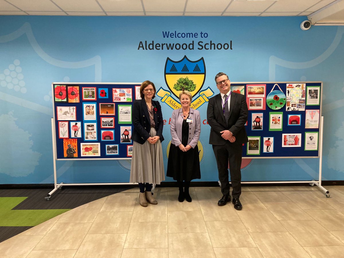 We were very pleased to welcome Alex Baker MP to visit Alderwood this morning. Thank you for your interest in and support for the school.