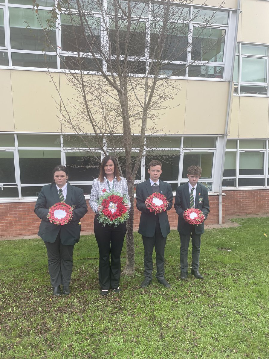 An important moment captured by some of our students today at 11am. 
Remembrance Day: we will remember them.
 TGAR