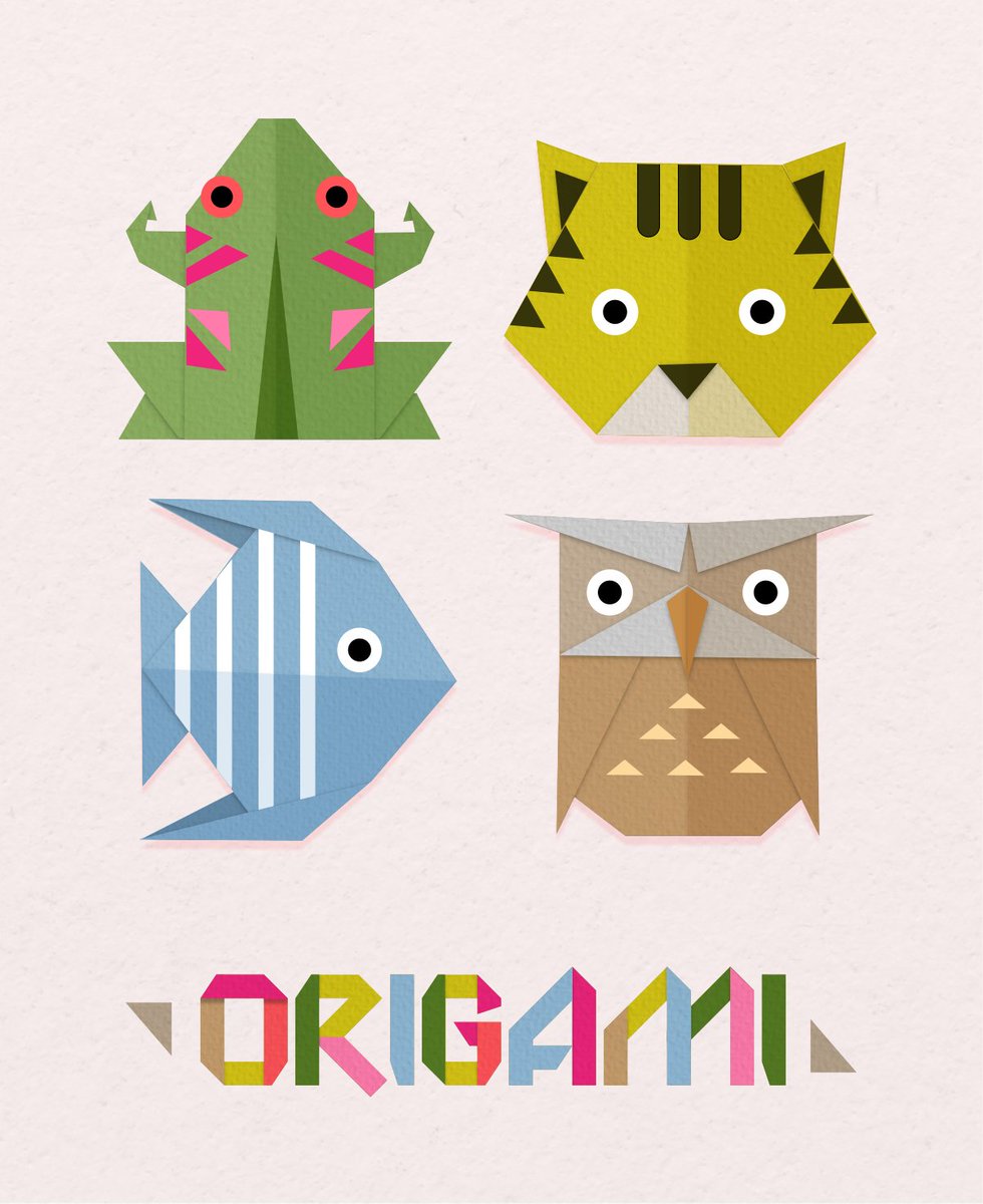 AmadineApp's tweet photo. #holidays_with_Amadine proudly presents the most zen holiday of them all - National Origami Day, celebrated on 11 November 🐟🐸🦉🐯 #amadineapp #digitalart #digitalillustration #vectorwork #designapp #designsoftware #vector_art #NationalOrigamiDay #nationalorigamiday2024 https://t.co/Ld8tPqCpH1