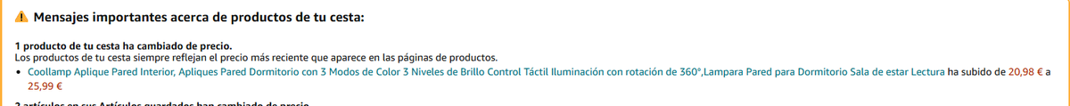 palopesu's tweet photo. Vamos, que se acerca el Black Friday y @amazon ya se está preparando. 
Este es un ejemplo, pero desde la semana pasada, es la tónica habitual con la mayoría de los productos que tengo en mi cesta. https://t.co/nvZQWRMt5O