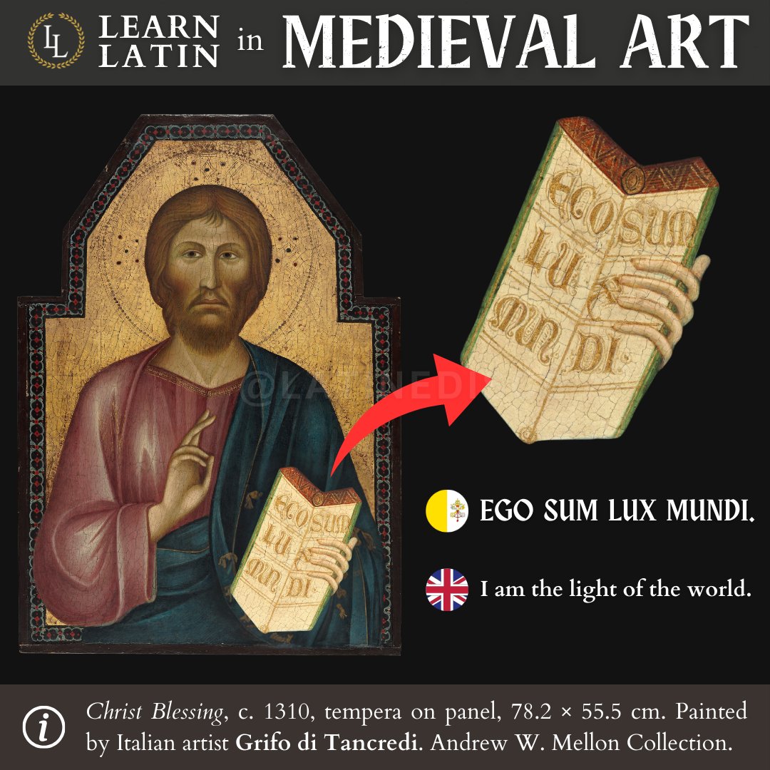 latinedisce's tweet image. Learn Latin in Medieval Art — Like and repost if you’d love to see more content like this!