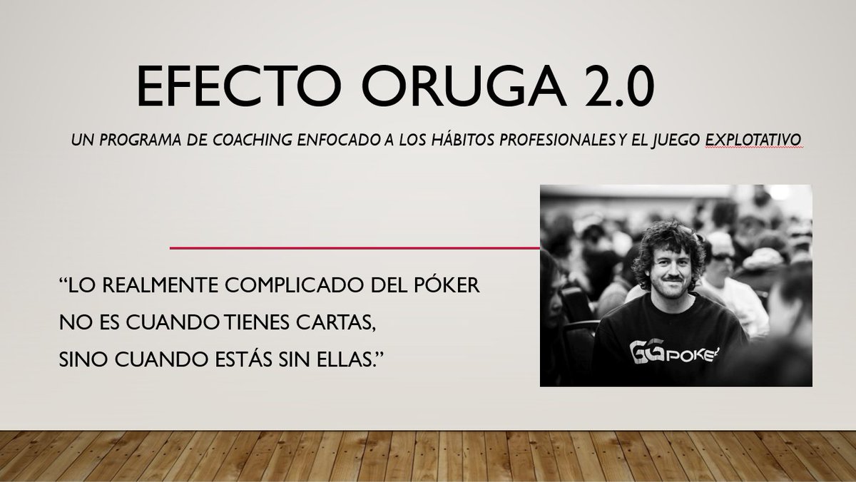 JoanBaltasar17's tweet photo. Estoy súper emocionado de presentar 2º Proyecto de Coaching Grupal: <<Efecto Oruga 2.0>>
La gran propuesta de valor es el enfoque a los hábitos y rutinas que a día de hoy IMO marcan la gran diferencia en las mesas + el juego explotativo (leaks del meta).
Gracias, os quiero. ✨🔥 https://t.co/lLalRZJ5mY