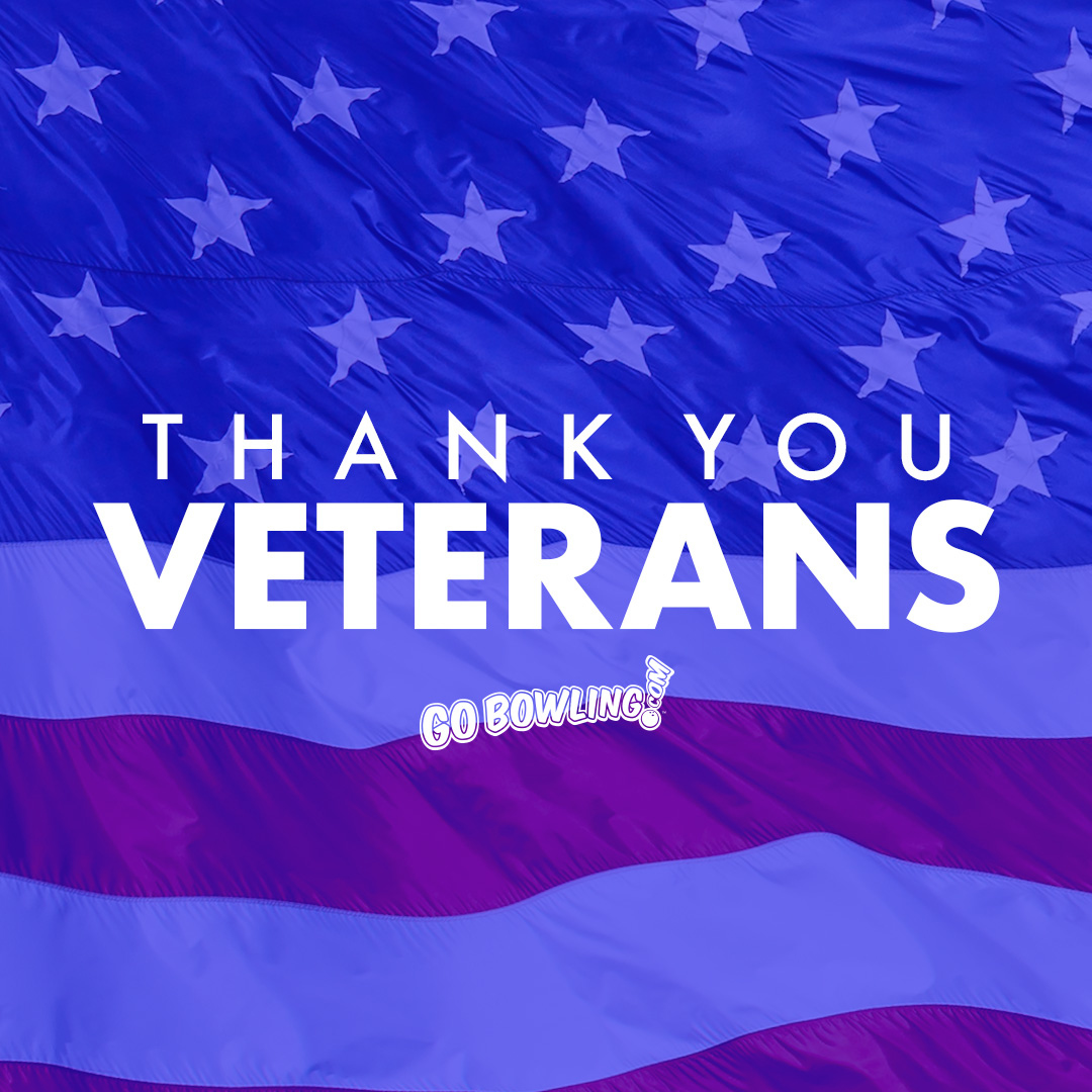 Today, we honor all veterans and active military members. Thank you for your service! As a small gesture of appreciation, we invite you to enjoy 𝟮 𝗳𝗿𝗲𝗲 𝗴𝗮𝗺𝗲𝘀 𝗼𝗳 𝗯𝗼𝘄𝗹𝗶𝗻𝗴 𝗼𝗻 𝘂𝘀 𝘁𝗼𝗱𝗮𝘆—s𝗵𝗼𝗲 𝗿𝗲𝗻𝘁𝗮𝗹 𝗶𝗻𝗰𝗹𝘂𝗱𝗲𝗱. 🎳 #VeteransDay #ThankYou #Honor