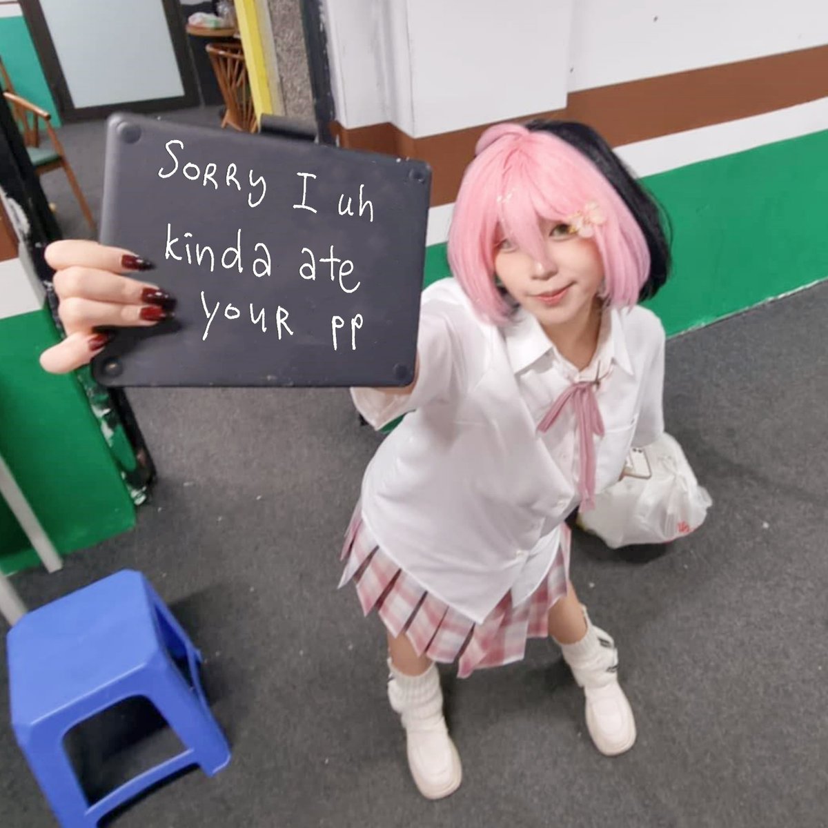 velisthechild's tweet image. "thats what she said"

#osu #pippi #osupippi #cosplay