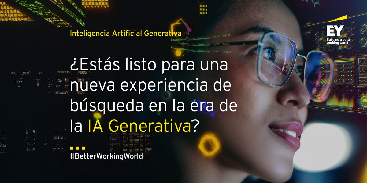 El futuro de la búsqueda ya está revolucionando la era de la #InteligenciaArtificial.

Prepárate para adoptar un cambio significativo en la forma en que encontramos lo que buscamos.

Descubre más aquí: go.ey.com/40DIacd

#Tecnología #AI