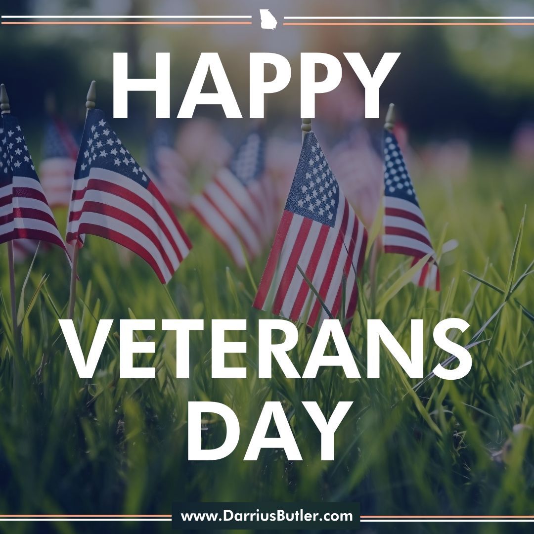 Wishing a happy Veterans Day to our service members. As we take inspiration from their courage and bravery, I'm reminded just how grateful I am for their service