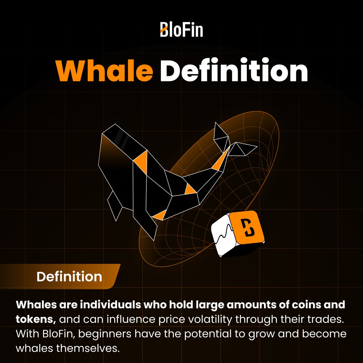 Individuals or entities that hold large amounts of #crypto are known as  whales. #BloFin is the home of the crypto whales. Get started ➡️  https://t.co/CZOjvoAoBn