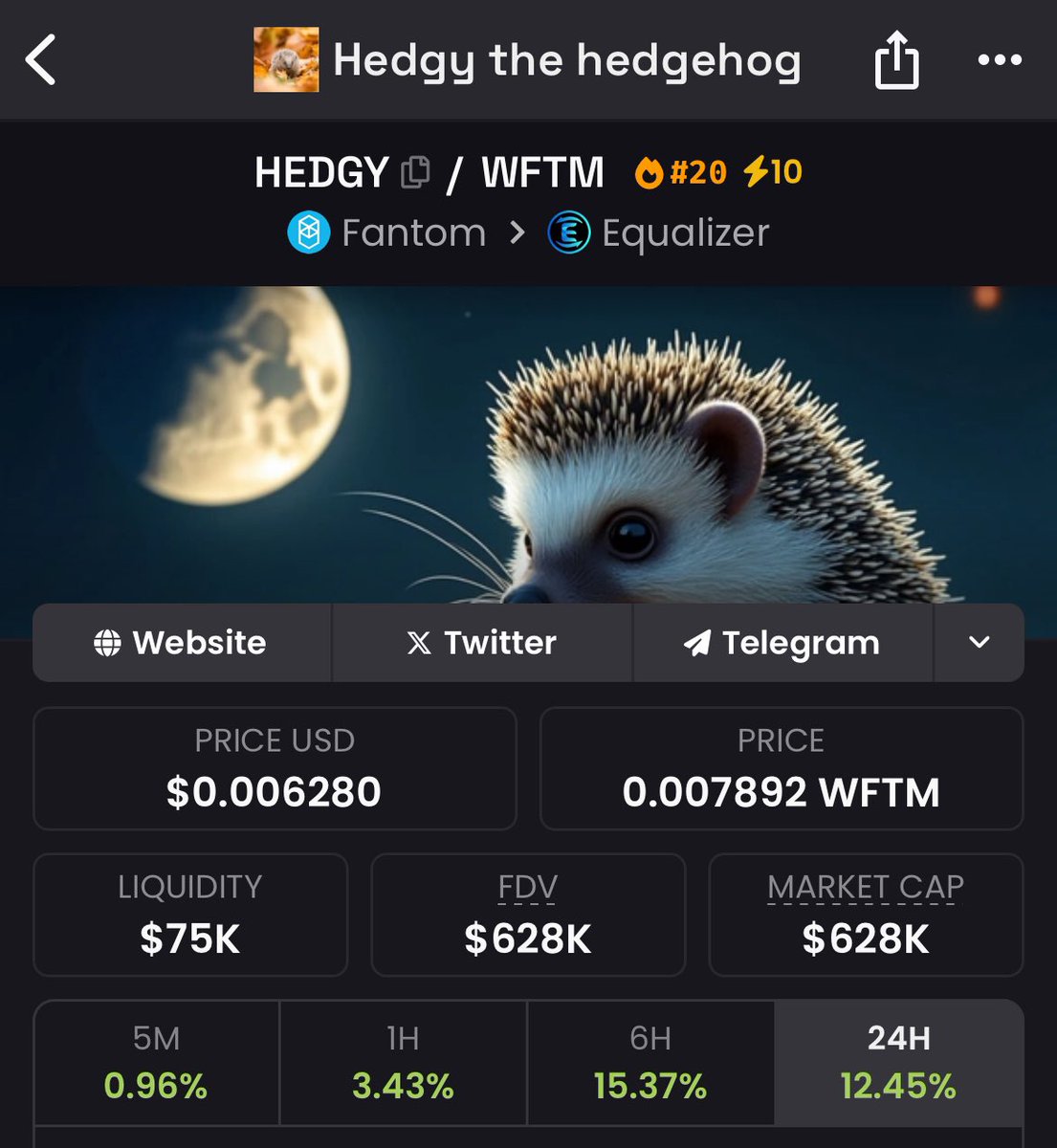 $HEDGY on $S tweet media