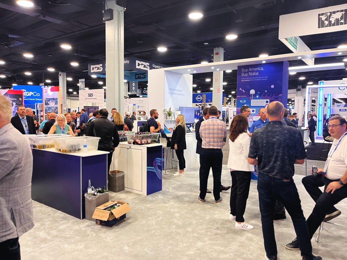 Nokia exhibition stand at Fiber Connect 2024! 🌟

#TeamJLLUSA #ConferenceContacts