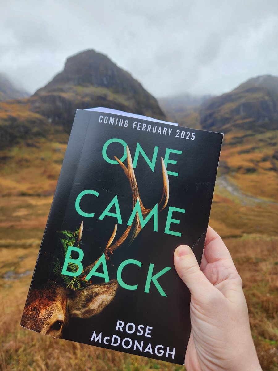 "The autumn had made deep tendrils into the landscape, waterfalls running through the cracks in the mountains, the bracken the same red colour as the deer."

One Came Back - mystery and modern gothic set in Edinburgh and the highlands... geni.us/OneCameBack